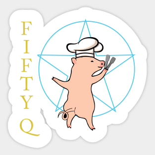 Fifty Q BBQ 2 Sticker